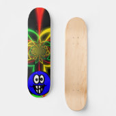 Skateboard Couleurs d'excentrique de Rasta (Recto)