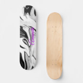 Skateboard couleurs rétro Abstraites et élégantes (Recto)