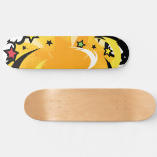 Skateboard Couleurs vives Vivid Pop Culture Vibe