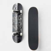 Skateboard Coupes-circuit en acier grunges de RÉPUBLIQUE de (Devant)