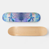Skateboard Couple dauphin - Amour - Heureux (Horz)