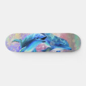 Skateboard Couple dauphin - Amour - Heureux - (Horz)
