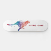 Skateboard Courez comme un guépard (Horz)