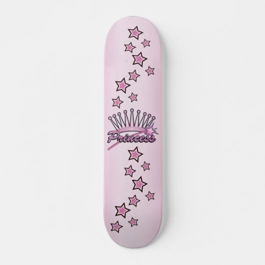 Skateboard Couronne de princesse (Devant)