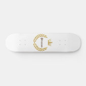 Skateboard Couronne d'or de princesse (Horz)