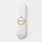 Skateboard Couronne d'or de princesse (Devant)