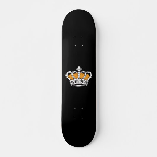 Skateboard Couronne - Jaune (Devant)
