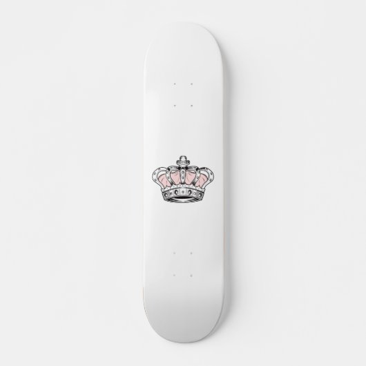 Skateboard Couronne - PInk (Devant)