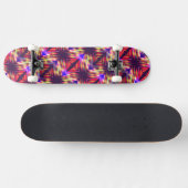 Skateboard Coussin iPhone jetable avec des lignes abstraites (Horz)