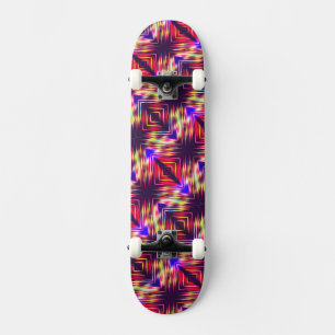 Skateboard Coussin iPhone jetable avec des lignes abstraites