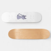 Skateboard Couvercle arrière de couette de chat timide (Horz)