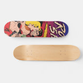 Skateboard Couverture de livre de bande dessinée de science-f (Horz)