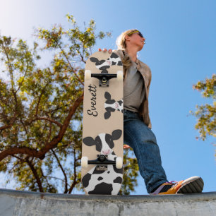 Skateboard Cow Tan Nom animal Skate