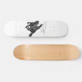 Skateboard Cowboy à cheval bourré courant avec lasso (Horz)