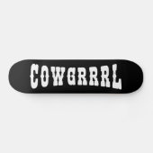 SKATEBOARD COWGRRRL (Horz)