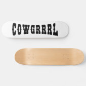 SKATEBOARD COWGRRRL (Horz)