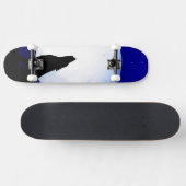 Skateboard Coyote sud-ouest hurlant à la lune (Horz)