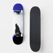 Skateboard Coyote sud-ouest hurlant à la lune (Recto)