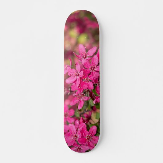 Skateboard Crabe Pommes en fleurs (Devant)