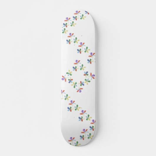 Skateboard Craie-comme des fleurs (Devant)