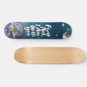Skateboard CRAINTE PAS L'Espace Jésus Dieu chrétien Ésaïe 41 (Horz)