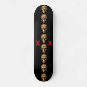Skateboard Crâne à grains brillants