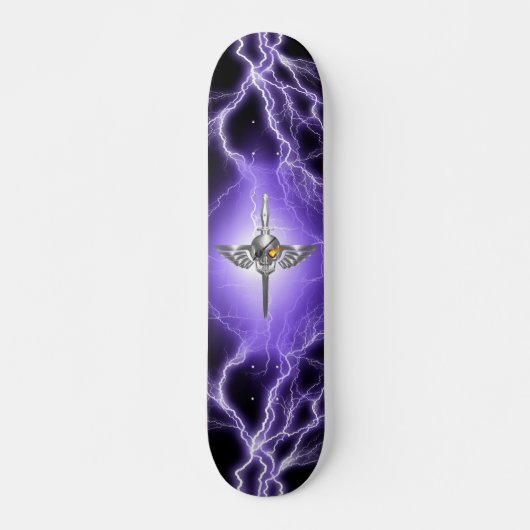 Skateboard Crâne ailé (Devant)