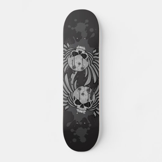 Skateboard Crâne ailé (Recto)