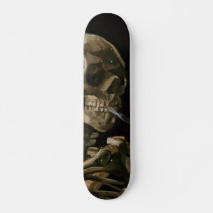 Skateboard Crâne avec brûler la cigarette Vincent van Gogh Ar