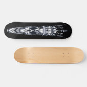 Skateboard Crâne avec couronne (Horz)