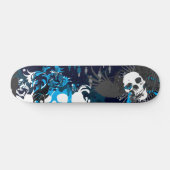Skateboard Crâne bleu (Horz)