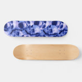 Skateboard Crâne bleu foncé (Horz)