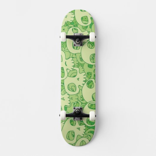 Skateboard Crâne Cool (Recto)