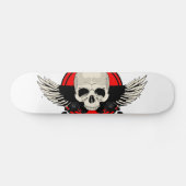 Skateboard Crâne d'aile - ROUGE (Horz)