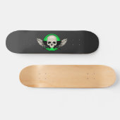 Skateboard Crâne d'aile - VERT (Horz)