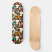 Skateboard Crâne de buffle emblème amérindien (Recto)