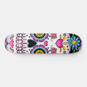 Skateboard Crâne de Dia de los Muertos Sugar (Horz)