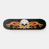 Skateboard Crâne de flamber Fanged (Horz)
