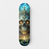 Skateboard Crâne de la forêt sombre (Recto)