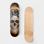 Skateboard Crâne de Méduse (Recto)