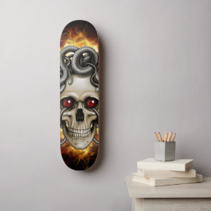 Skateboard Crâne de Méduse