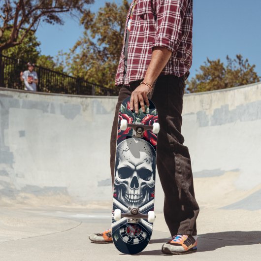 Skateboard Crâne de Poker (Extérieur 2)