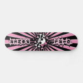 Skateboard Crâne de puissance de fille (Horz)