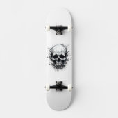 Skateboard Crâne de squelette gothique (Recto)