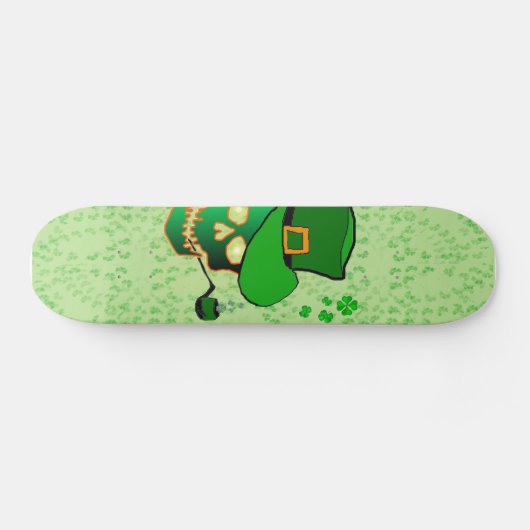 Skateboard Crâne de st patrick (Horz)