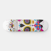 Skateboard Crâne de sucre dia de los muertos (Horz)