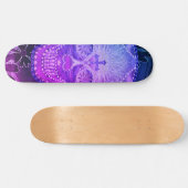 Skateboard Crâne de sucre pourpre (Horz)
