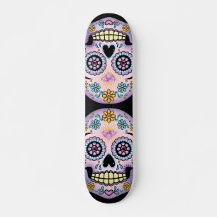 Skateboard Crâne de sucre pourpre
