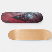 Skateboard Crâne d'esthétique d'horreur (Horz)