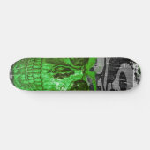 Skateboard Crâne d'Halloween #2 (Horz)